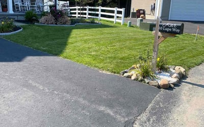 Photo of Chandra P.'s yard after getting lawn care in Halfmoon, NY