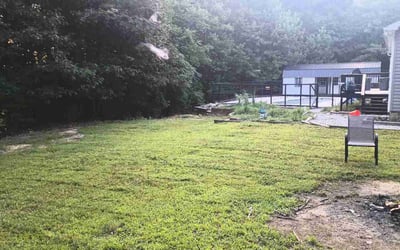 Photo of Sherman L.'s yard after getting lawn care in Lowell, IN