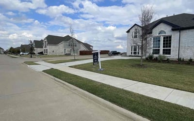 Photo of Angie J.'s yard after getting lawn care in House Springs, MO