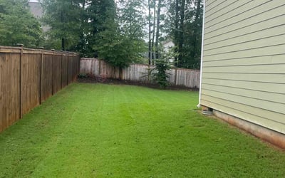 Photo of Atticus S.'s yard after getting lawn care in Holly Springs, NC
