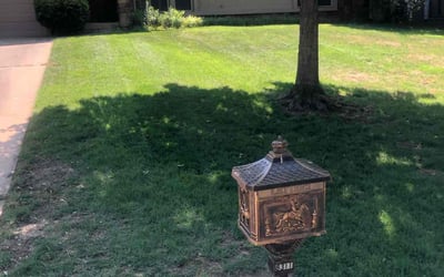 Photo of Victorielle P.'s yard after getting lawn care in Tulsa, OK