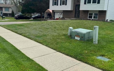 Photo of Jackie S.'s yard after getting lawn care in Dearborn, MI