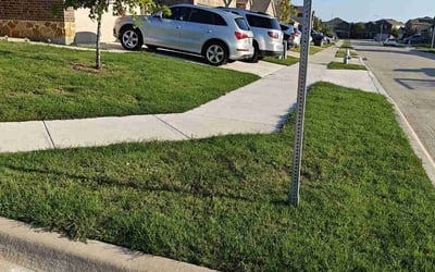 Photo of Lauren L.'s yard after getting lawn care in Crown Point, IN