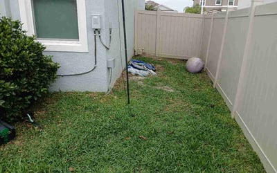 Photo of Young S.'s yard after getting lawn care in Lorton, VA