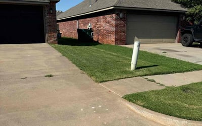 Photo of Tyler B.'s yard after getting lawn care in Bethany, OK