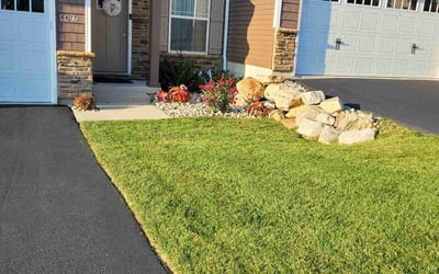 Photo of Jacquelyn P.'s yard after getting lawn care in Emmaus, PA