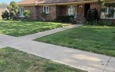 Photo of Wristen R.'s yard after getting lawn care in Lubbock, TX