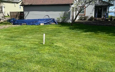 Photo of Carolyn B.'s yard after getting lawn care in Oswego, NY