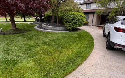 Photo of Ciara F.'s yard after getting lawn care in Southfield, MI