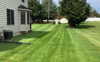 Photo of Korinta R.'s yard after getting lawn care in Hagerstown, MD