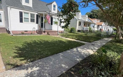 Photo of Alan L.'s yard after getting lawn care in Norfolk, VA