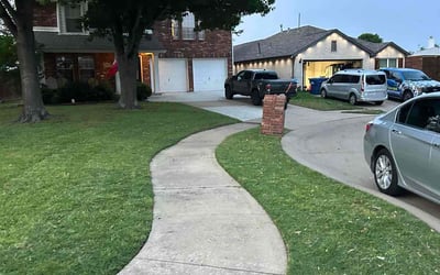 Photo of Brett W.'s yard after getting lawn care in Olathe, KS