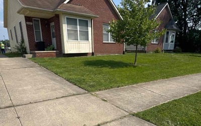 Photo of Brandon J.'s yard after getting lawn care in Saint Ann, MO
