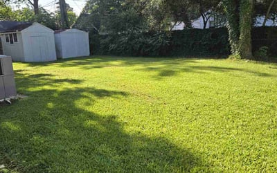 Photo of Karen F.'s yard after getting lawn care in Gloucester, VA