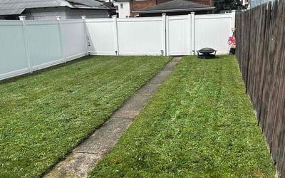 Photo of Justin J.'s yard after getting lawn care in Butler, PA