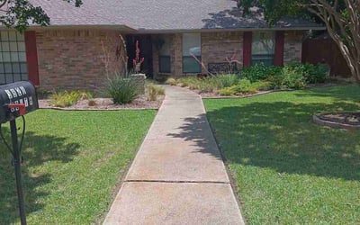 Photo of Jalen G.'s yard after getting lawn care in Killeen, TX