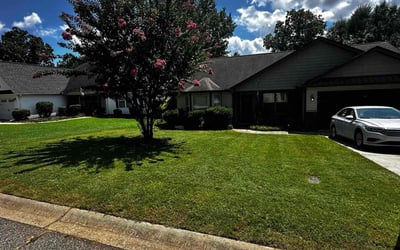 Photo of Rebecca M.'s yard after getting lawn care in Woodruff, SC
