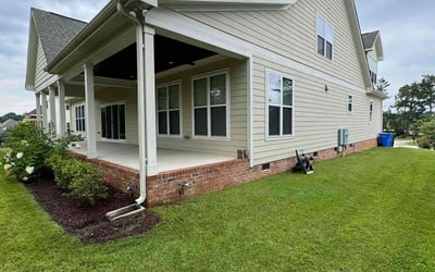 Photo of Chanda G.'s yard after getting lawn care in Fayetteville, NC