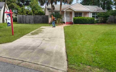 Photo of Christopher M.'s yard after getting lawn care in Bear, DE