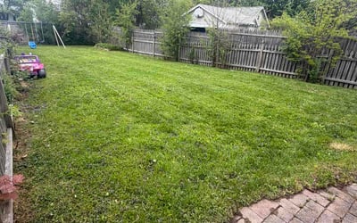 Photo of Darren M.'s yard after getting lawn care in Caledonia, MI