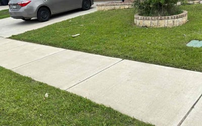 Photo of James H.'s yard after getting lawn care in Burleson, TX