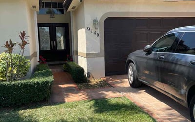 Photo of Melissa R.'s yard after getting lawn care in Levittown, NY