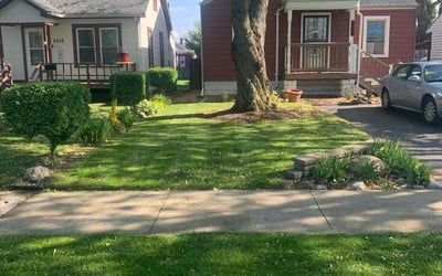 Photo of Melissa M.'s yard after getting lawn care in Hammond, IN