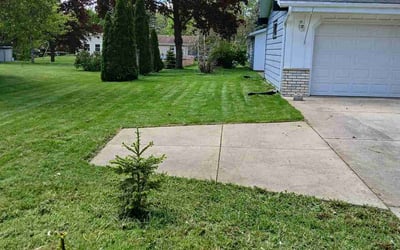 Photo of Matt N.'s yard after getting lawn care in Franklin, WI
