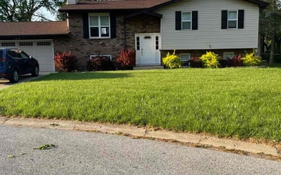 Photo of Kevin c.'s yard after getting lawn care in Glen Carbon, IL
