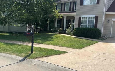 Photo of Robert M.'s yard after getting lawn care in Ballwin, MO