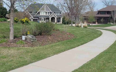 Photo of Faisal M.'s yard after getting lawn care in Plymouth, MN