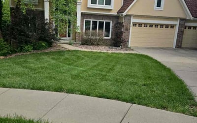 Photo of Tonia S.'s yard after getting lawn care in Excelsior Springs, MO