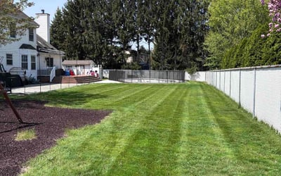 Photo of KIM M.'s yard after getting lawn care in Monroe Township, NJ