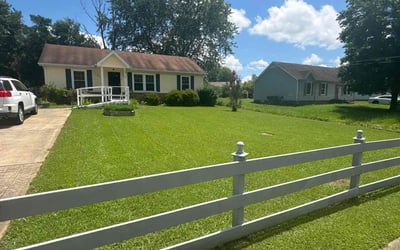 Photo of Deba F.'s yard after getting lawn care in Portland, TX