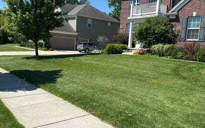 Photo of Brian H.'s yard after getting lawn care in Grand Blanc, MI