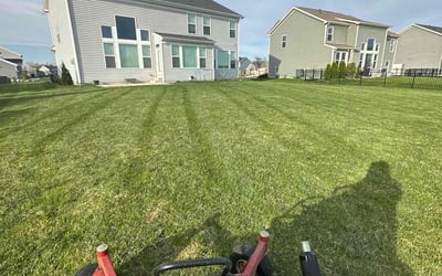 Photo of Danielle M.'s yard after getting lawn care in Greencastle, IN
