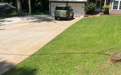 Photo of Dawn M.'s yard after getting lawn care in Decatur, IL
