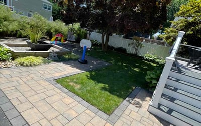 Photo of Gauri G.'s yard after getting lawn care in Dumont, NJ