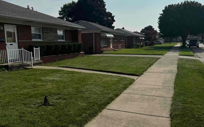 Photo of Pam A.'s yard after getting lawn care in Warren, MI
