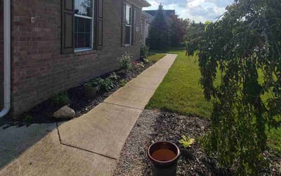 Photo of Kris S.'s yard after getting lawn care in Belleville, MI
