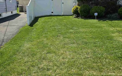Photo of Kenneth D.'s yard after getting lawn care in Lakewood, NJ