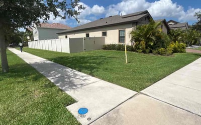 Photo of Nicholas M.'s yard after getting lawn care in Brandon, FL
