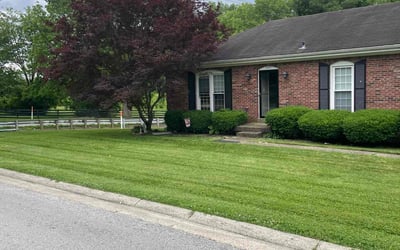 Photo of Robert F.'s yard after getting lawn care in Prospect, KY