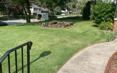 Photo of Zainab O.'s yard after getting lawn care in Greensboro, NC