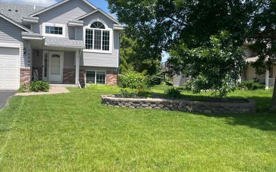 Photo of Danielle S.'s yard after getting lawn care in Elk River, MN