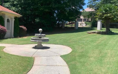 Photo of Danny W.'s yard after getting lawn care in Fayetteville, GA