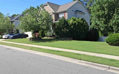 Photo of Ryan R.'s yard after getting lawn care in Wake Forest, NC