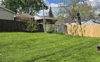 Photo of Adrian B.'s yard after getting lawn care in Fairborn, OH