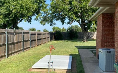 Photo of Angela L.'s yard after getting lawn care in Wagoner, OK