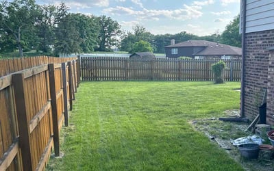Photo of Dejordan E.'s yard after getting lawn care in Crete, IL